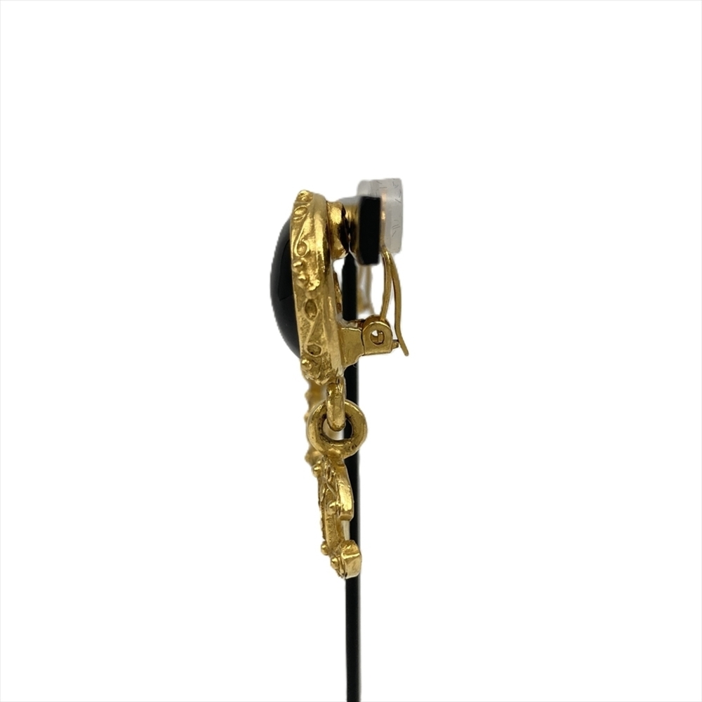 CHANEL Black Logo Earrings - Picture 3 of 8